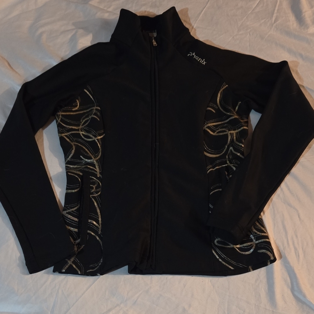 Phenix Black and Gold Women's Ski Jacket